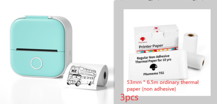 Portable Thermal Label Printer Bluetooth