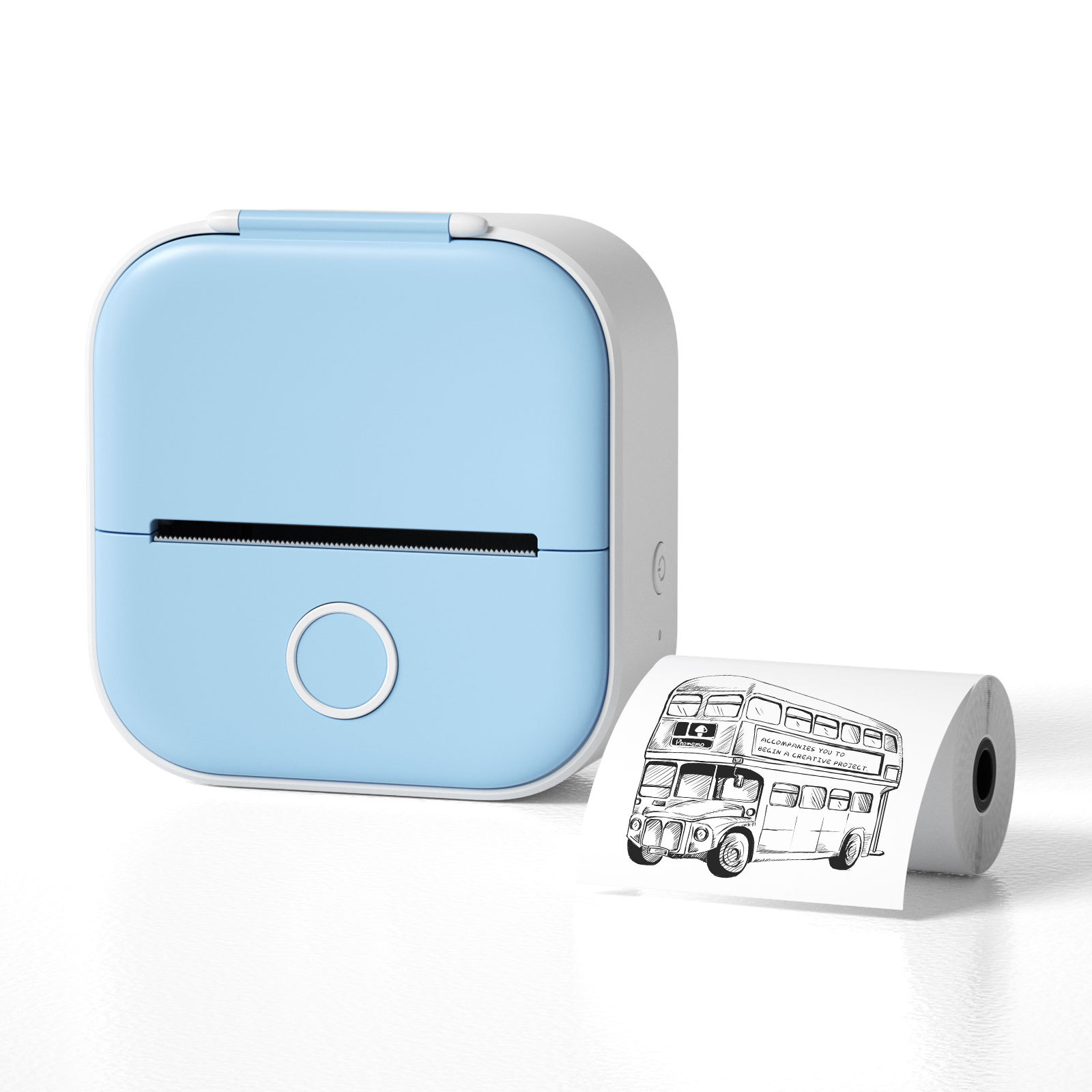Portable Thermal Label Printer Bluetooth