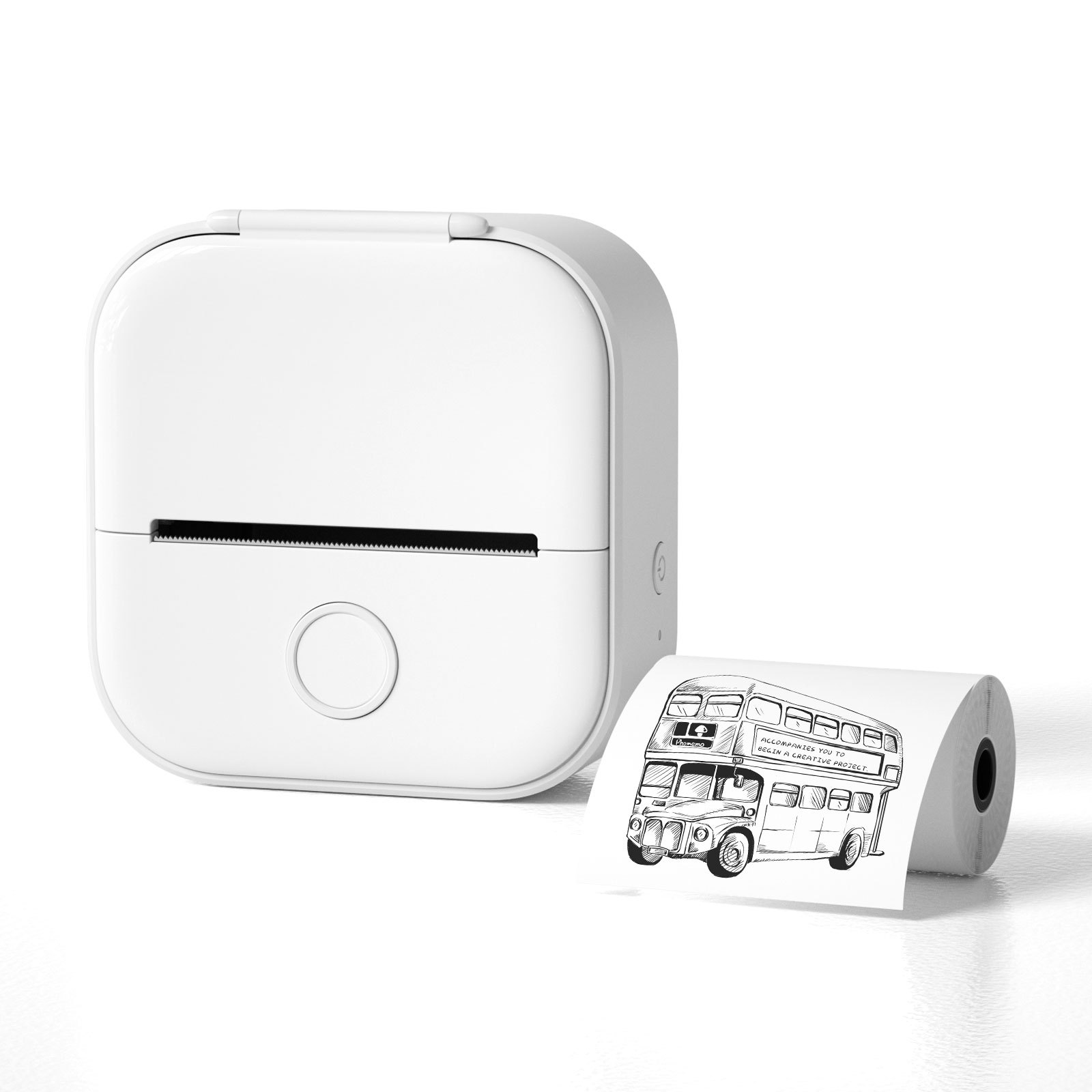 Portable Thermal Label Printer Bluetooth