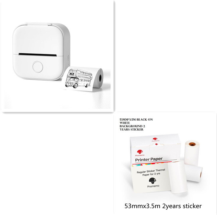 Portable Thermal Label Printer Bluetooth