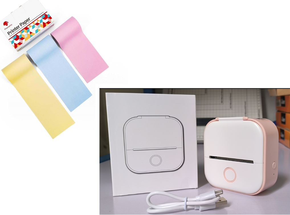 Portable Thermal Label Printer Bluetooth