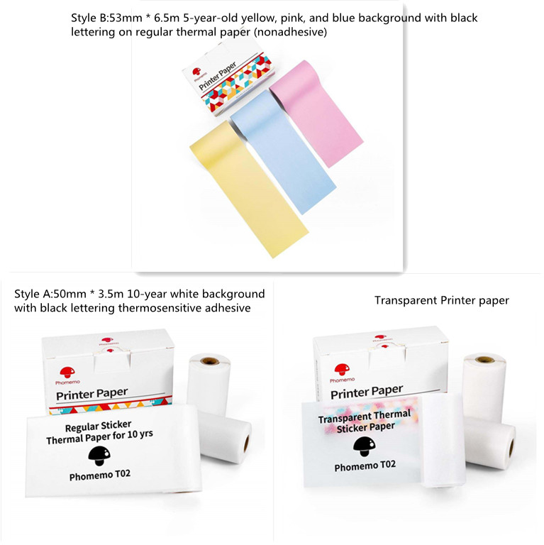 Portable Thermal Label Printer Bluetooth