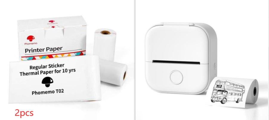 Portable Thermal Label Printer Bluetooth