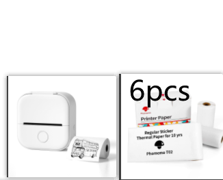 Portable Thermal Label Printer Bluetooth