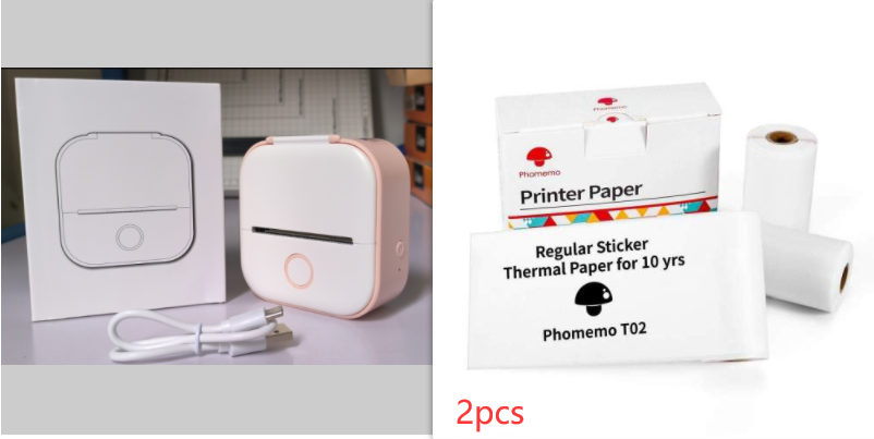Portable Thermal Label Printer Bluetooth