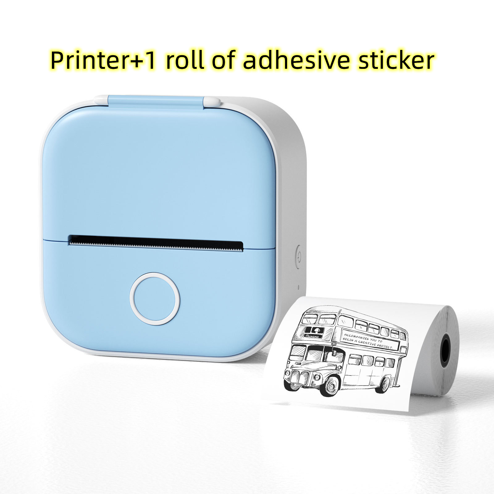 Portable Thermal Label Printer Bluetooth