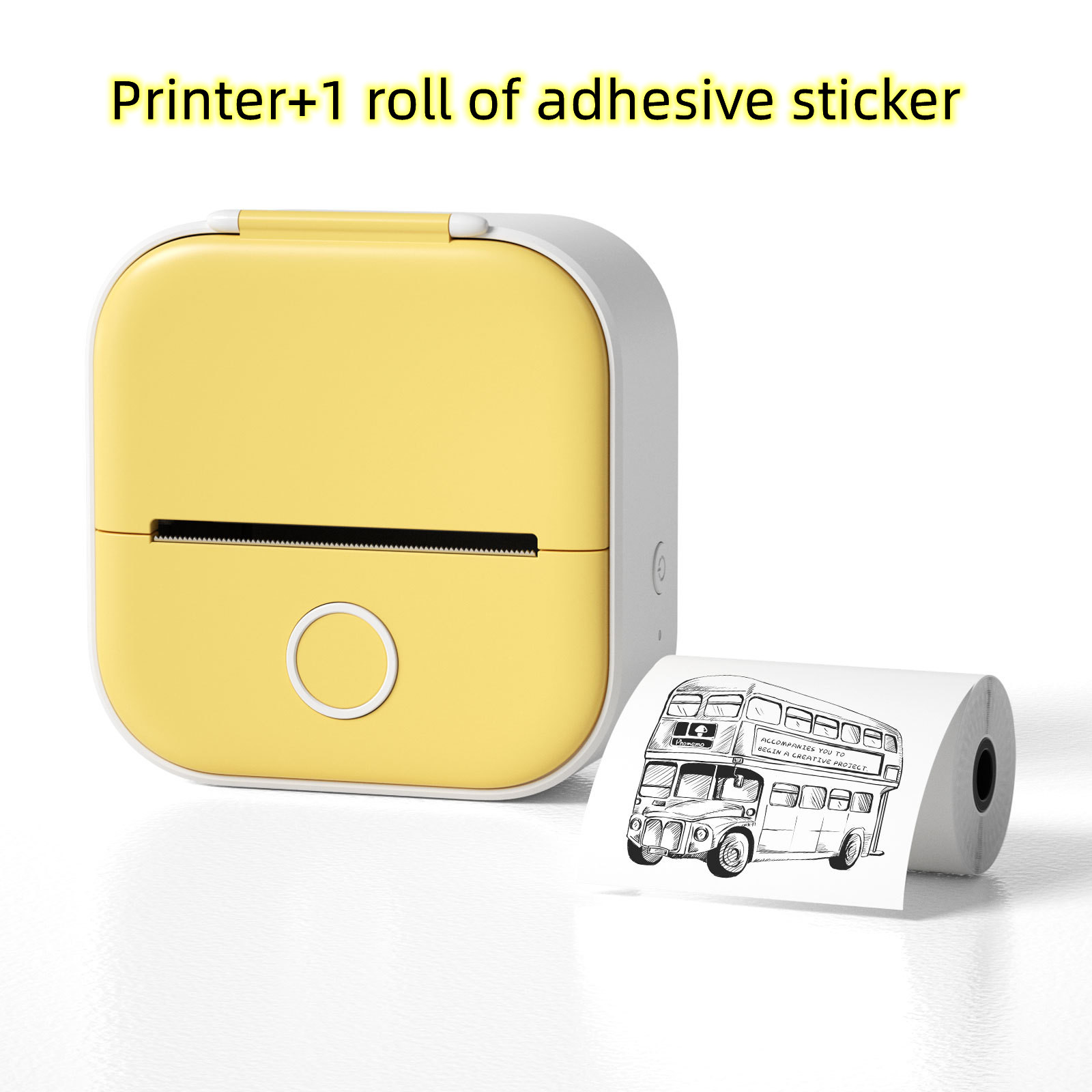 Portable Thermal Label Printer Bluetooth