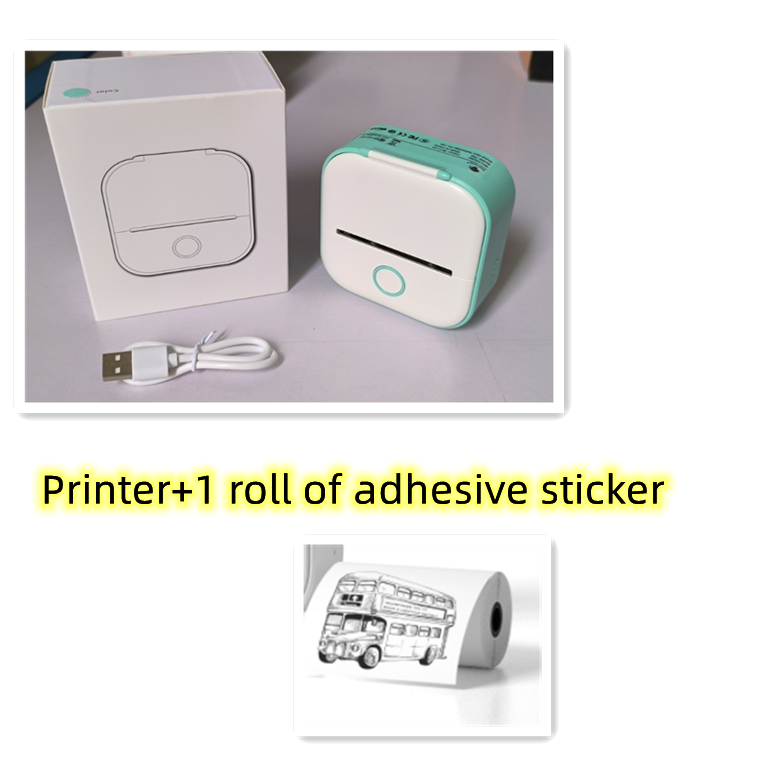 Portable Thermal Label Printer Bluetooth