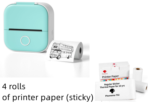 Portable Thermal Label Printer Bluetooth