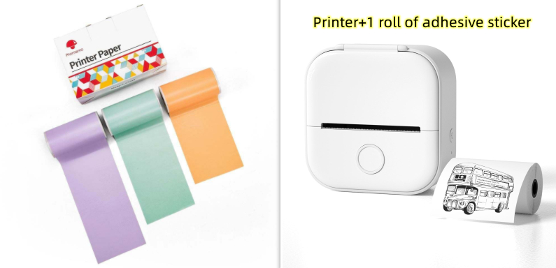 Portable Thermal Label Printer Bluetooth