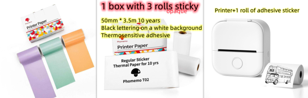 Portable Thermal Label Printer Bluetooth