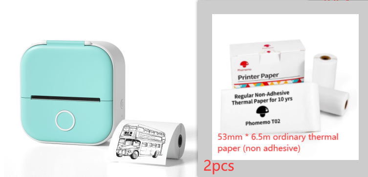 Portable Thermal Label Printer Bluetooth