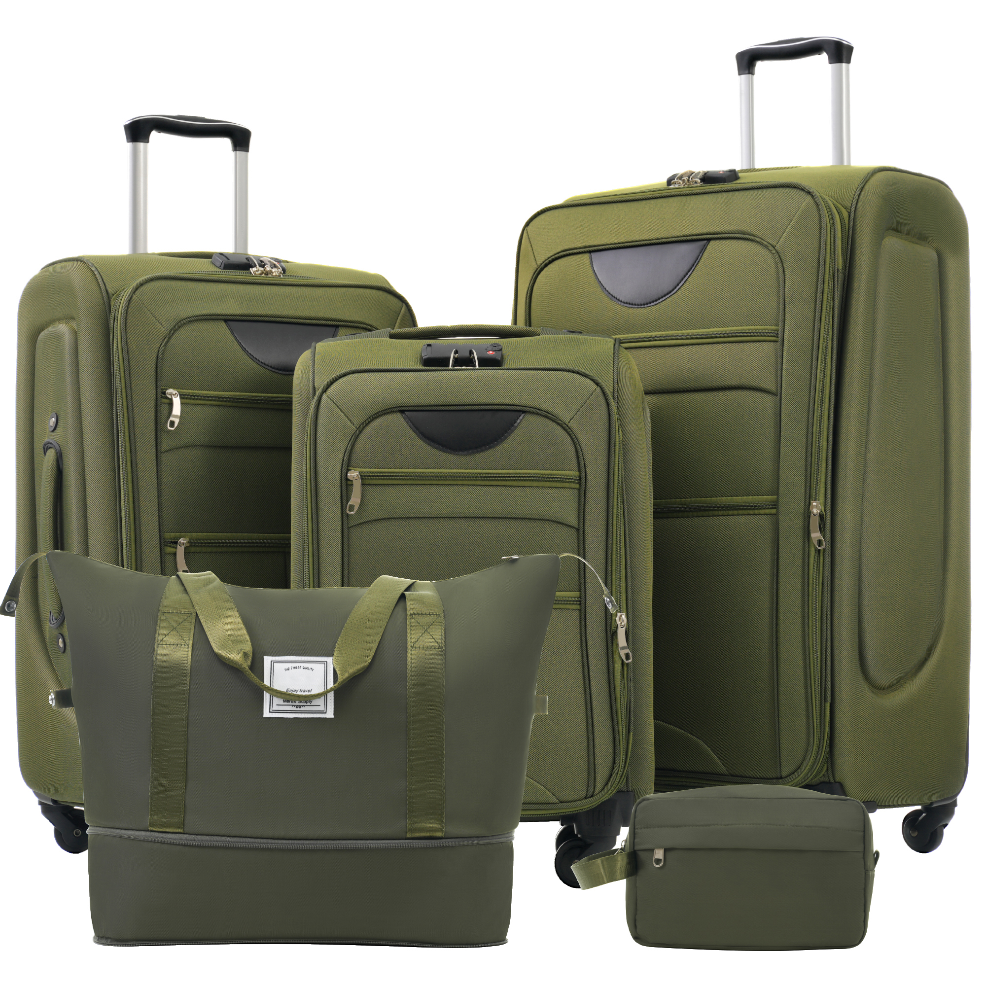 Expandable Softside Luggage 3 Piece Set