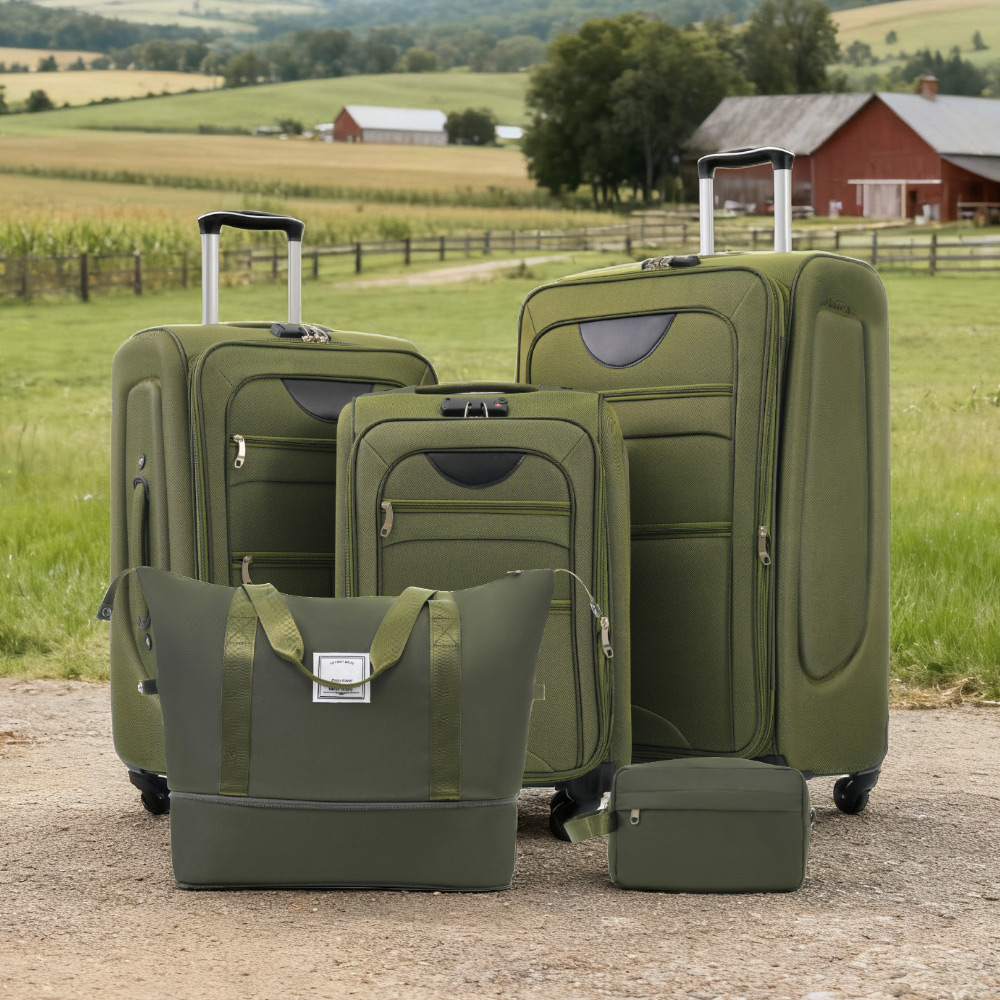 Expandable Softside Luggage 3 Piece Set