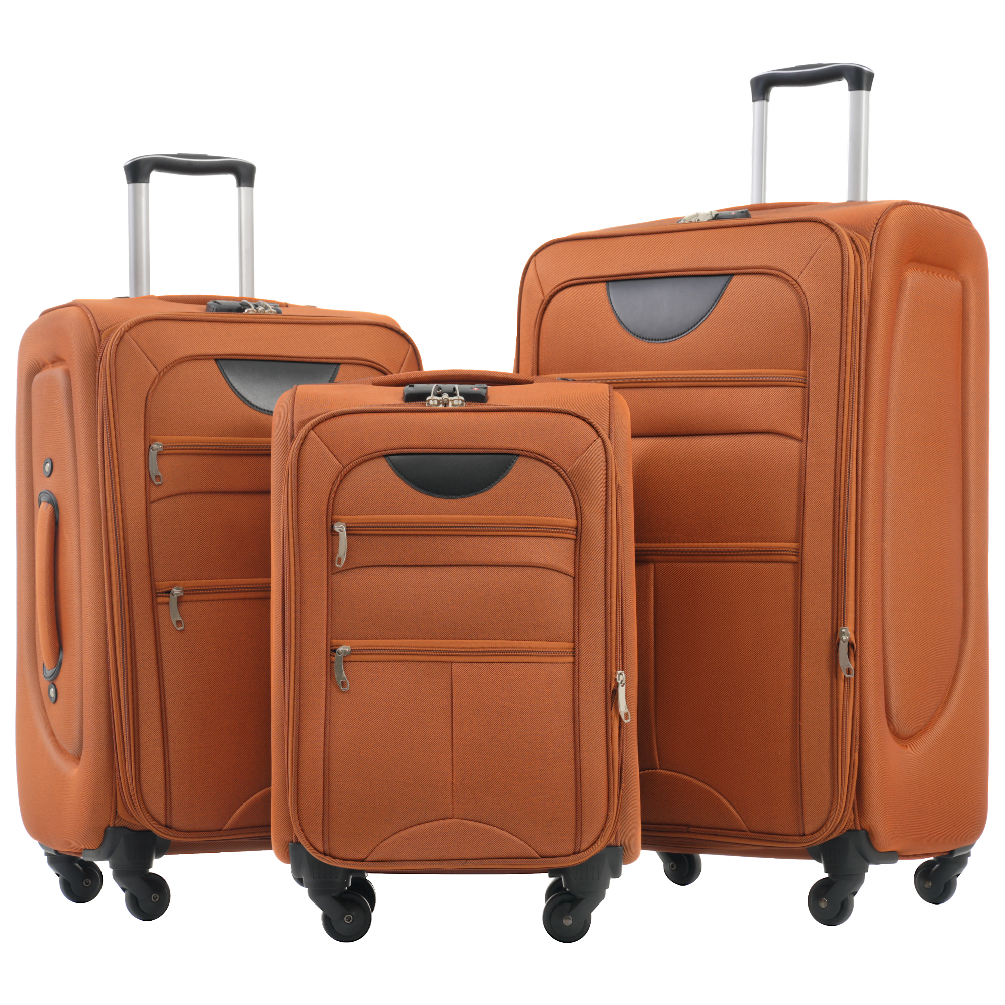 Expandable 3 Piece Luggage Set