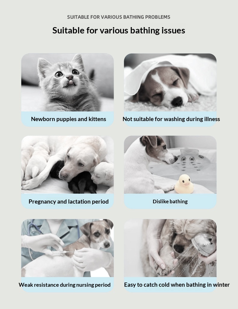Pet No-Rinse Foam Shampoo