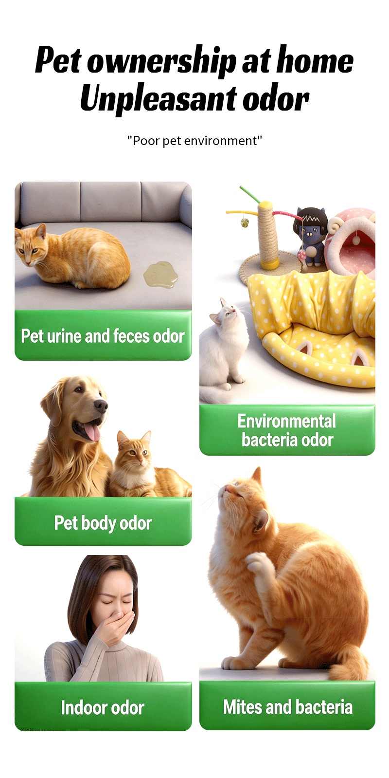 Deodorizing Antibacterial Odor Decomposing Pet Deodorizer
