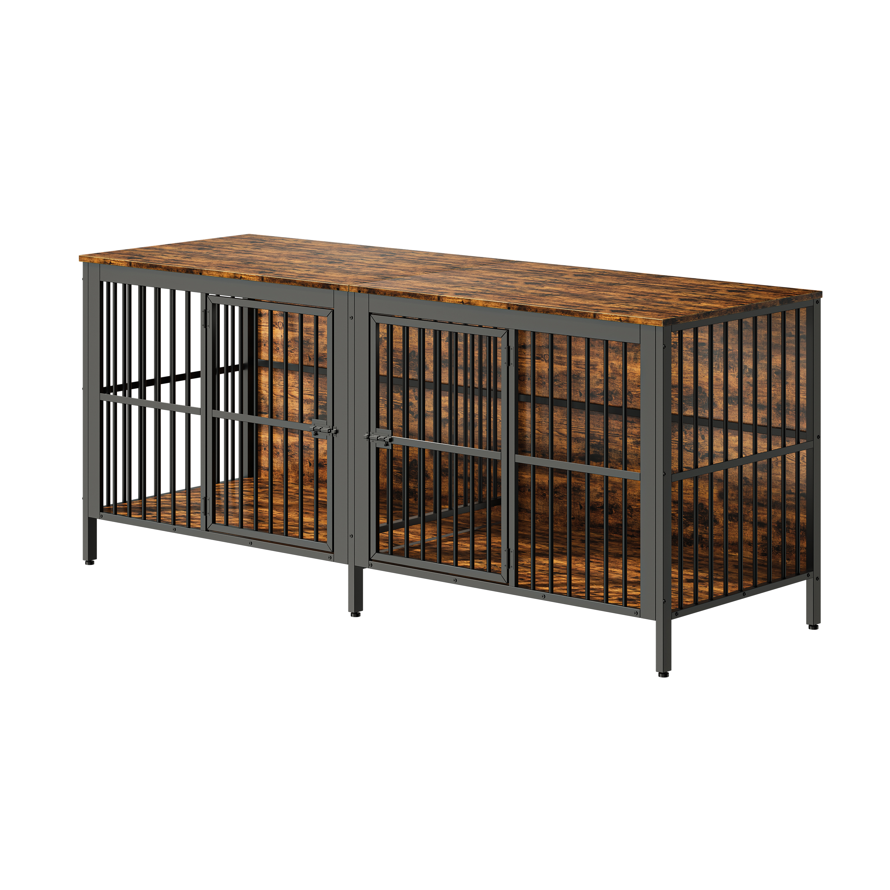 Dog Crate End Table Heavy Duty Rustic