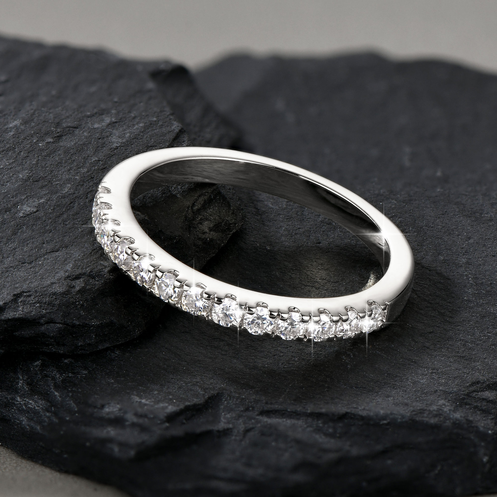 14k Gold Moissanite Ring