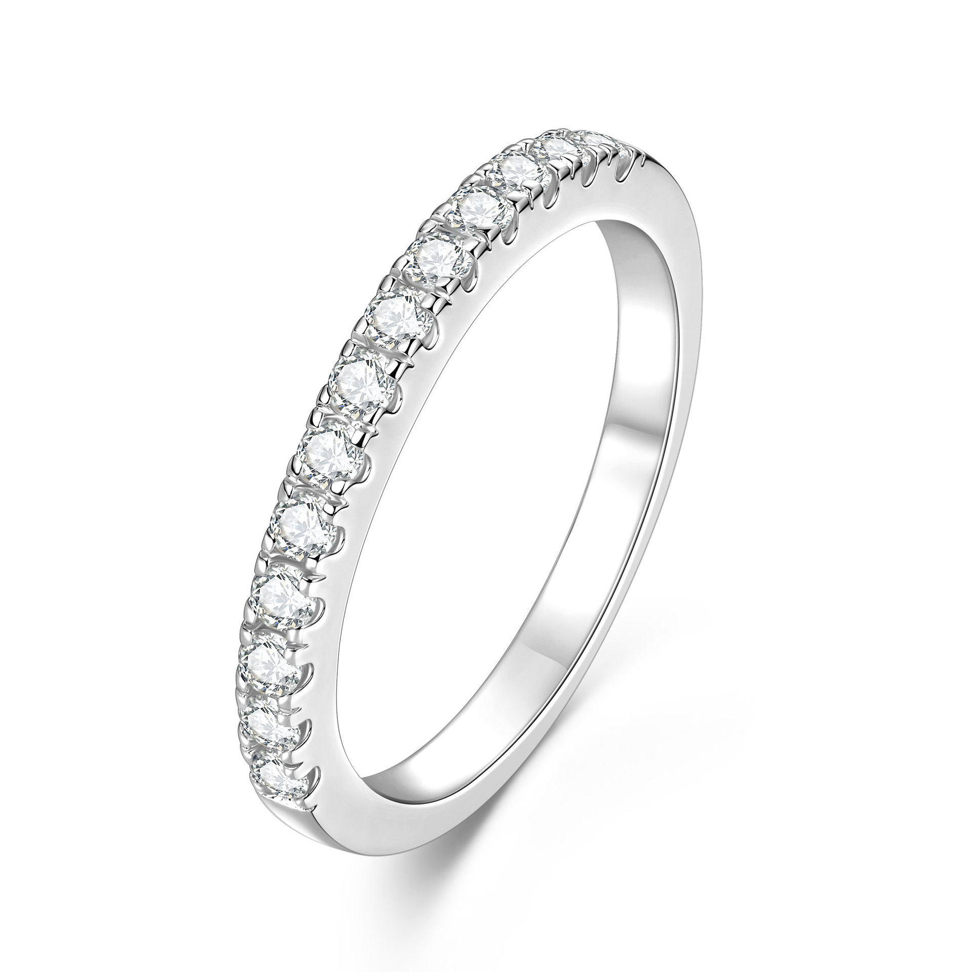 14k Gold Moissanite Ring