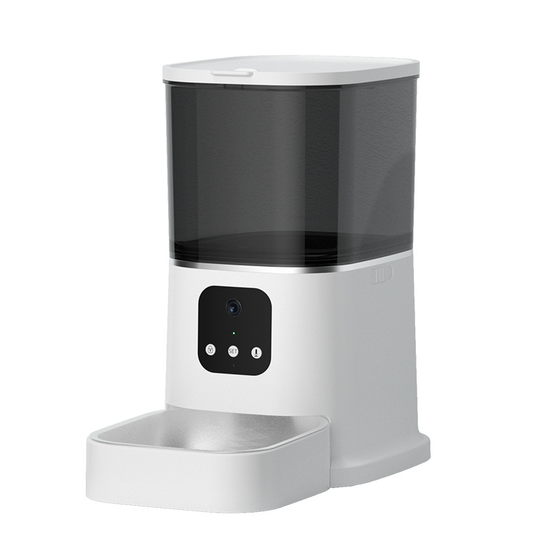 Pet Automatic Feeder Large Capacity Smart Voice Recorder APP Control Timer Feeding Cat Dog Food Dispenser With WiFi Pet Bo