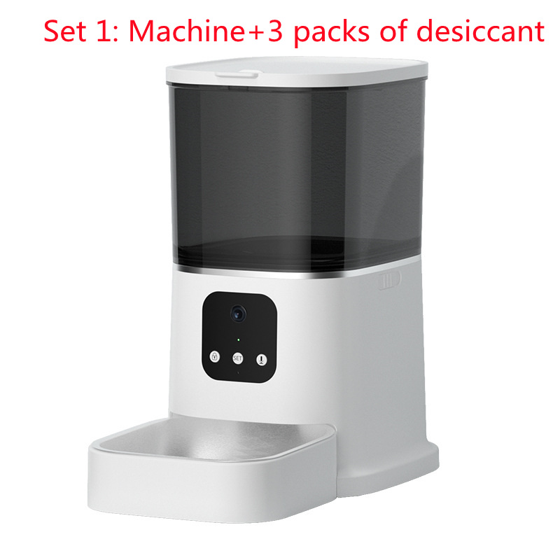 Pet Automatic Feeder Large Capacity Smart Voice Recorder APP Control Timer Feeding Cat Dog Food Dispenser With WiFi Pet Bo