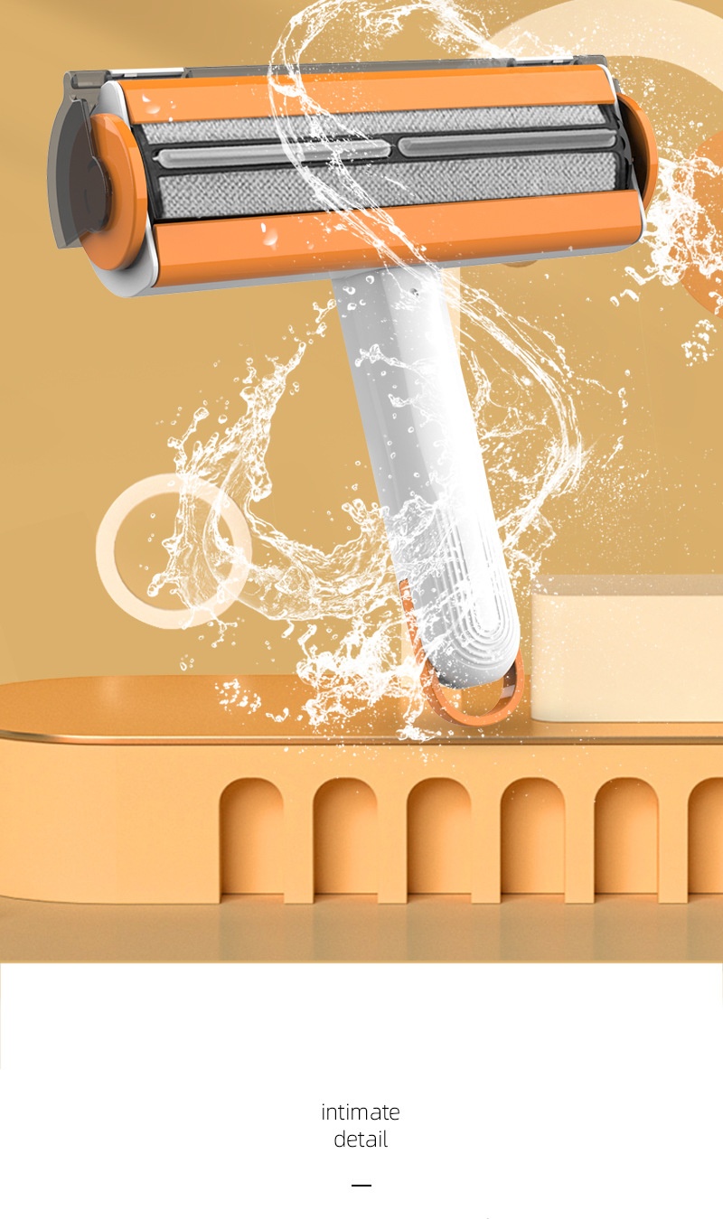 2 In 1 Pet Hair Removal Roller Multifunctional Portable Washable Hair Removal Brush Pet Supplies