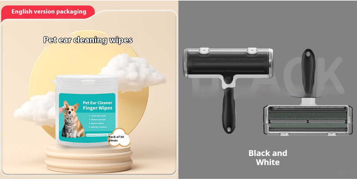 Disposable Pet Cleaning Products Teeth Cleaning Wipes Ear Care Fingertips Ear Mite Removal Cat And Dog Ear Cleaning Pet Products