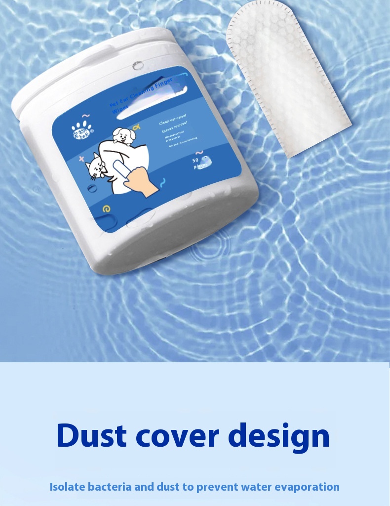 Disposable Pet Cleaning Products Teeth Cleaning Wipes Ear Care Fingertips Ear Mite Removal Cat And Dog Ear Cleaning Pet Products