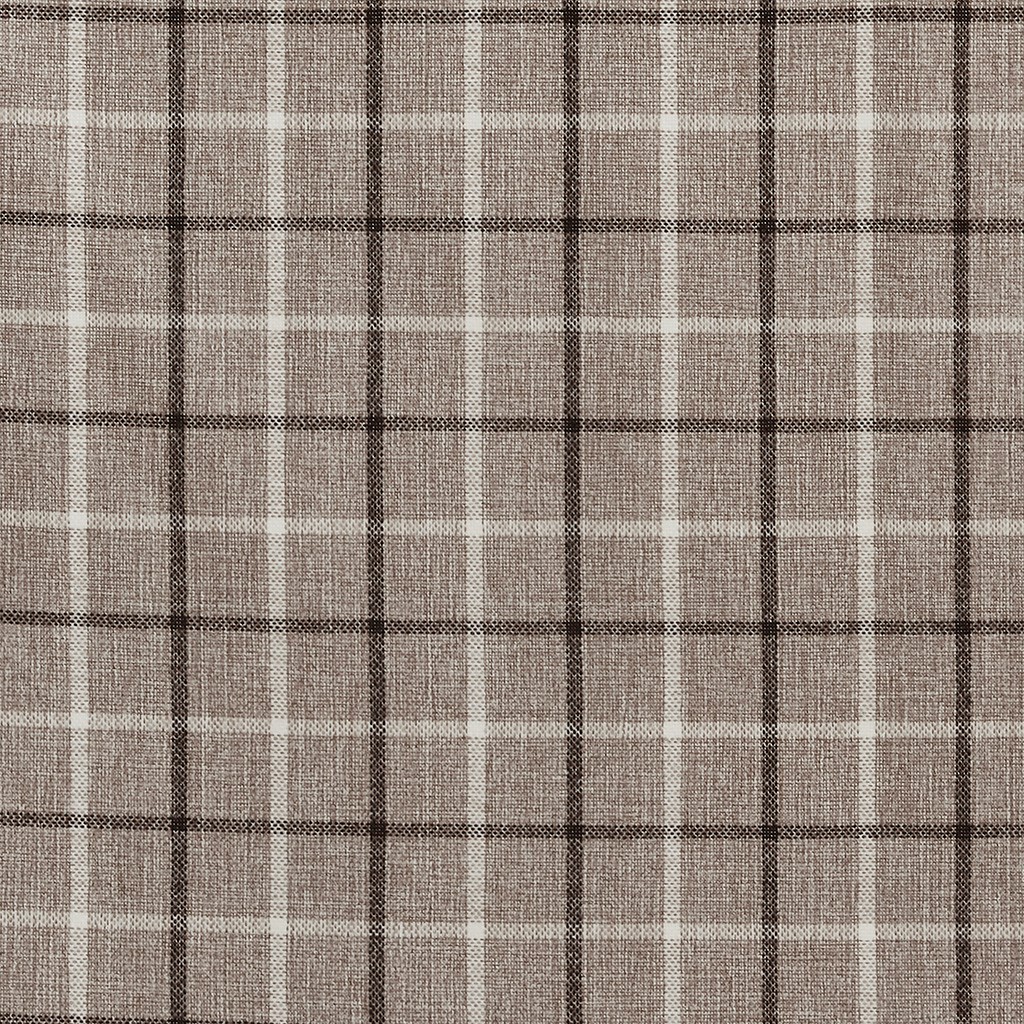 Plaid Rod Pocket Curtain