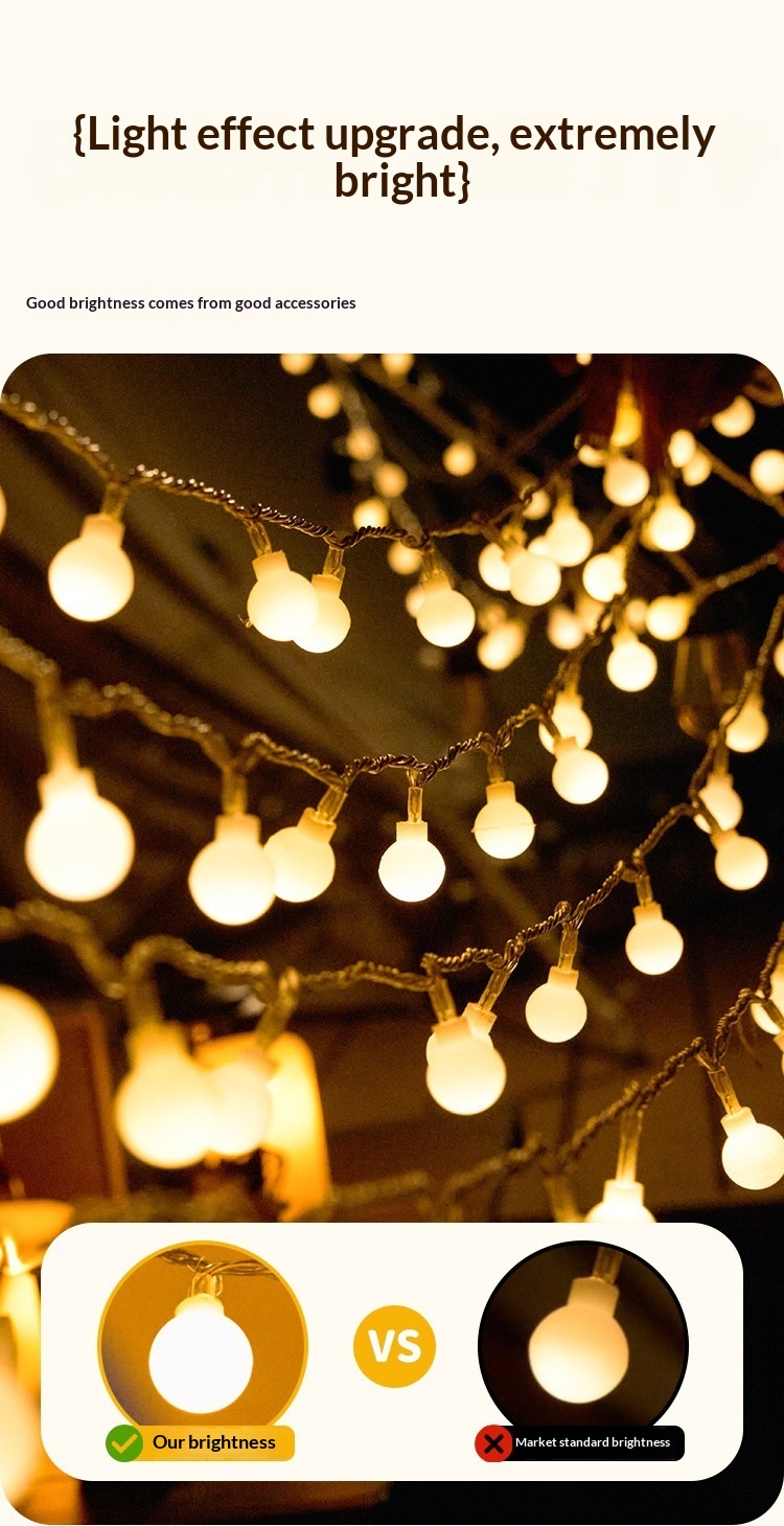 Solar LED String Lights Waterproof