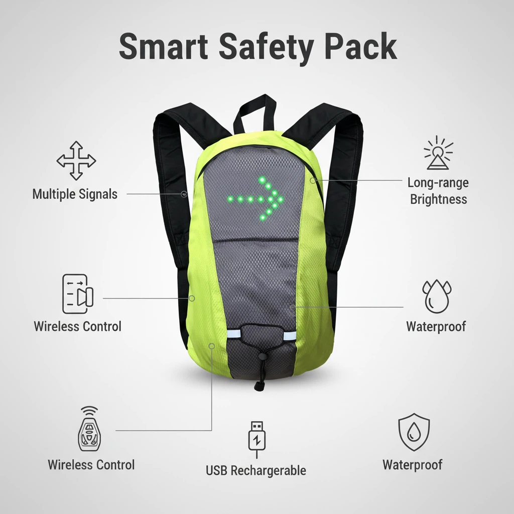 LED Illuminated Backpack