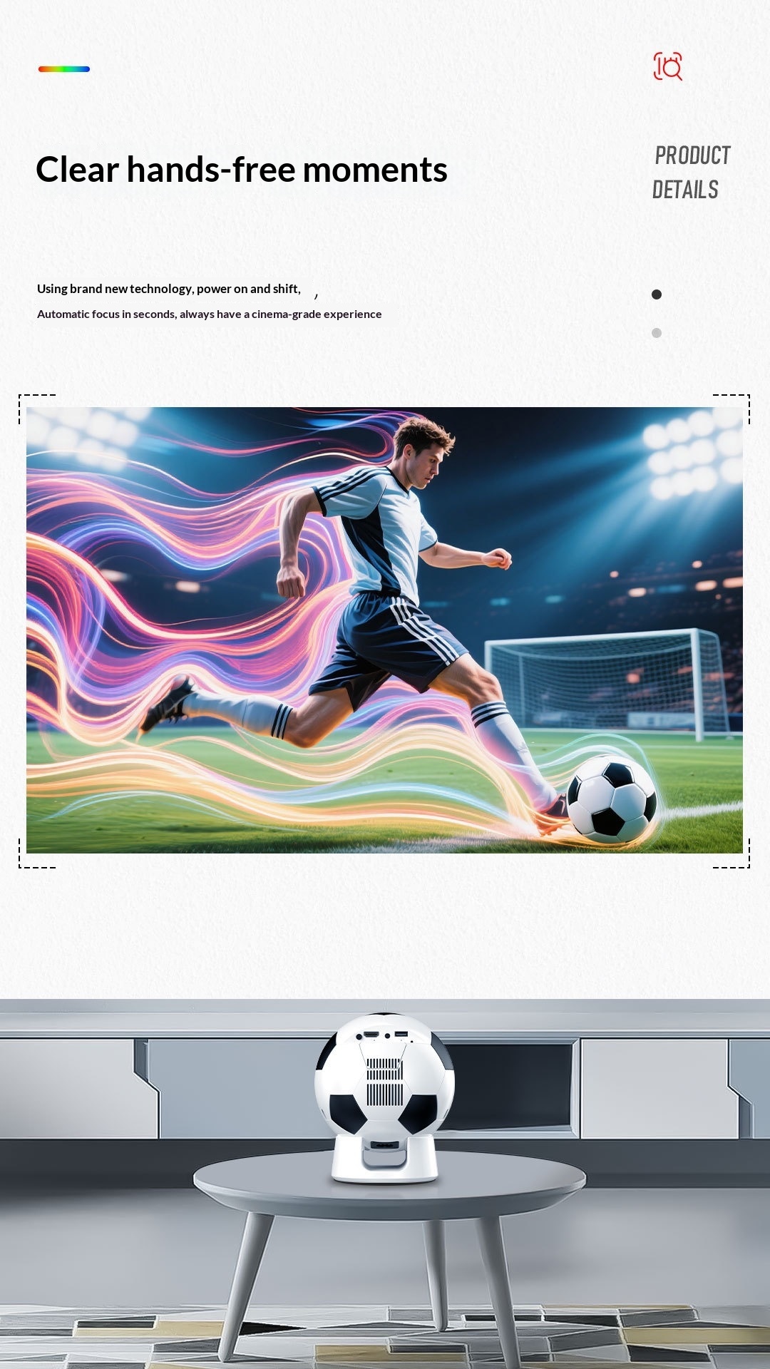 4K Football Projector