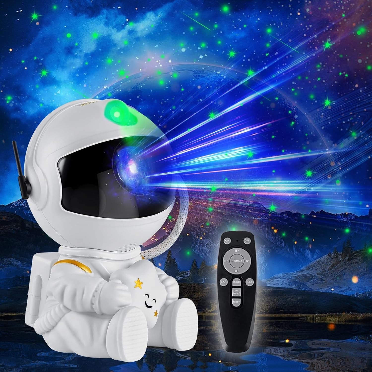 Astronaut Galaxy Projector Star Night