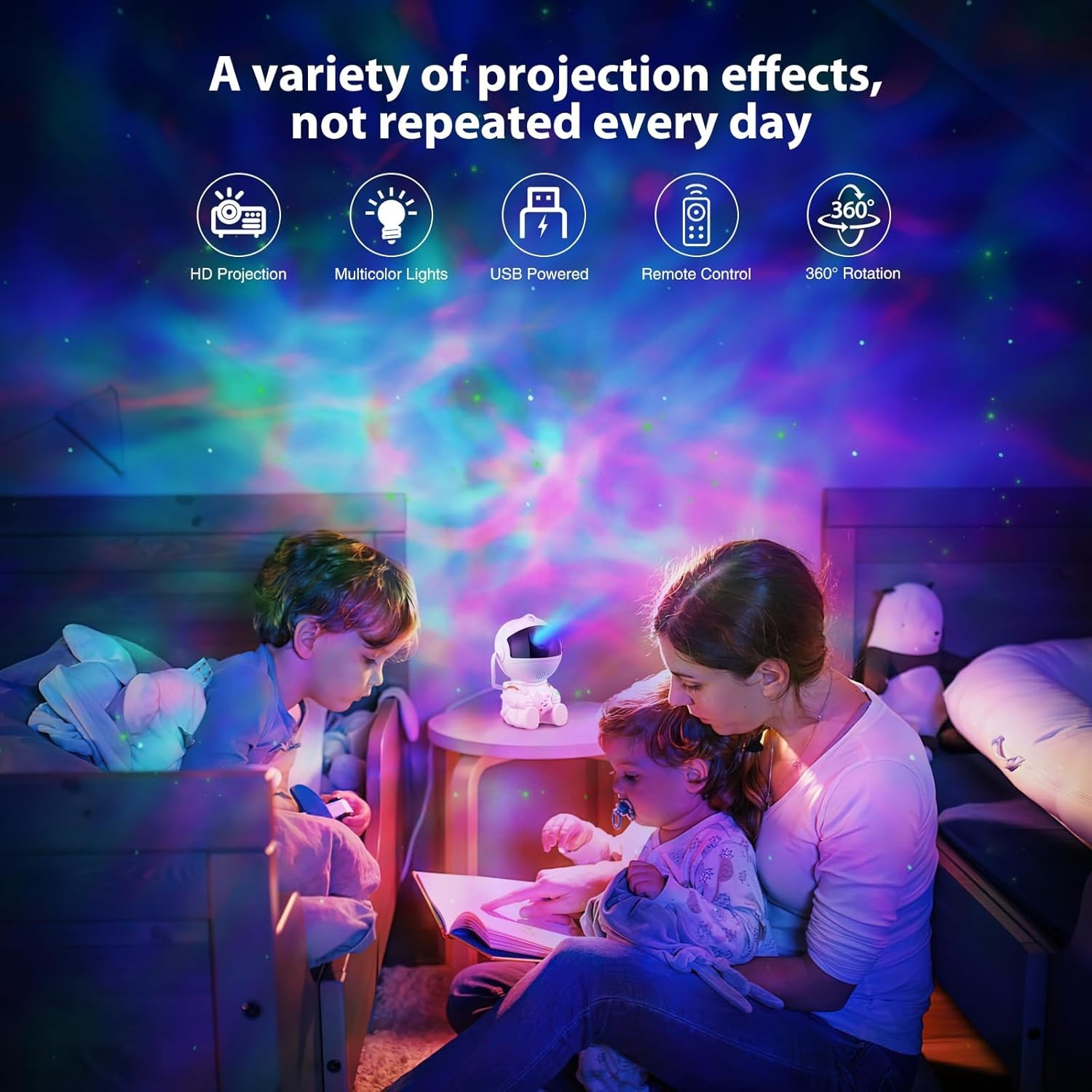 Astronaut Galaxy Projector Star Night