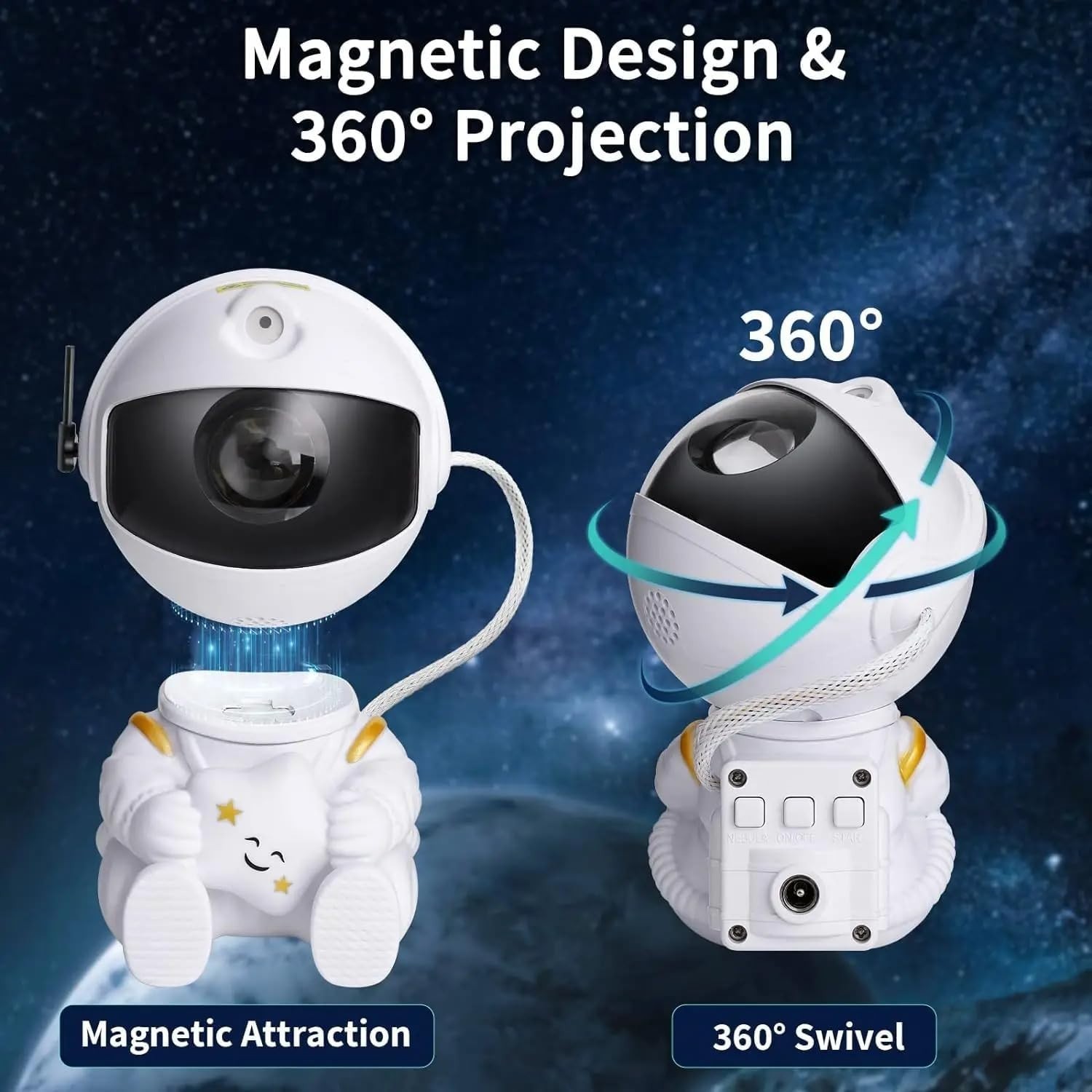Astronaut Galaxy Projector Star Night