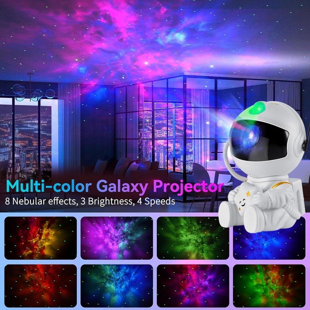Astronaut Galaxy Projector Star Night