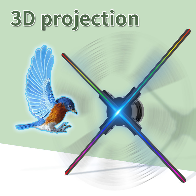 3D Hologram Fan Projector