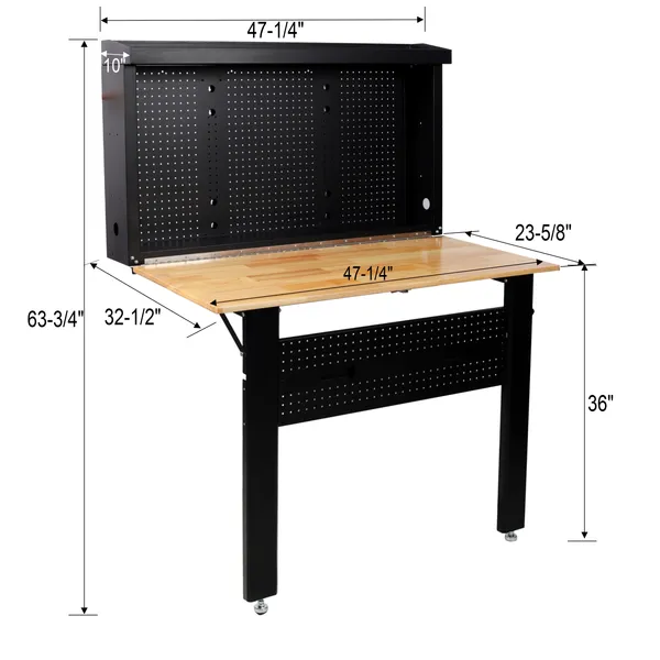 Wall Mounted Workbench