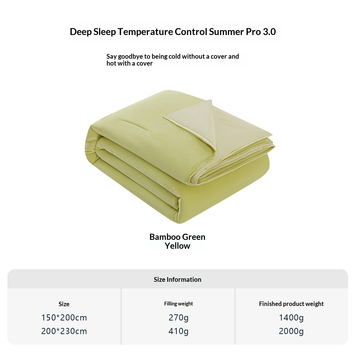 Summer Cooling Quilt Baby-grade