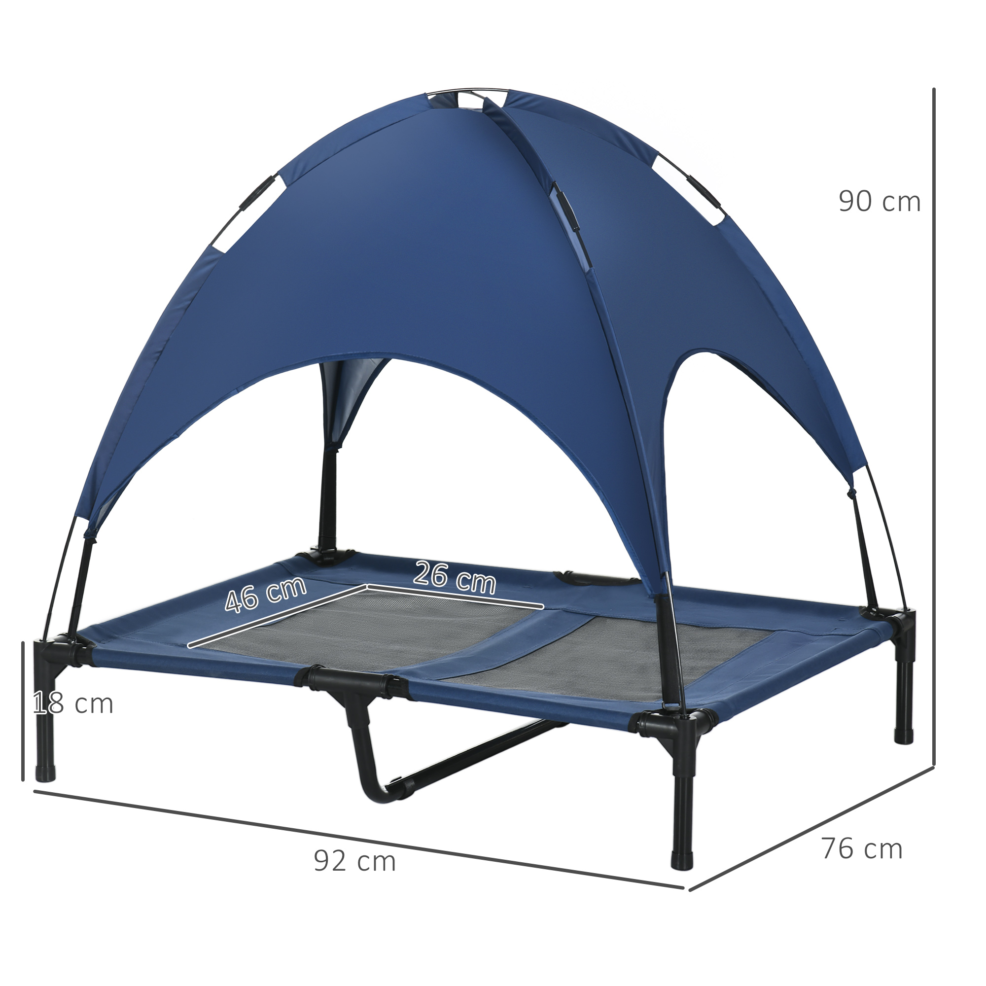 Hundebett Mit Baldachin Outdoor
