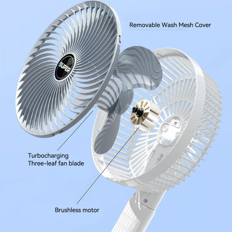 Rechargeable Desk Fan