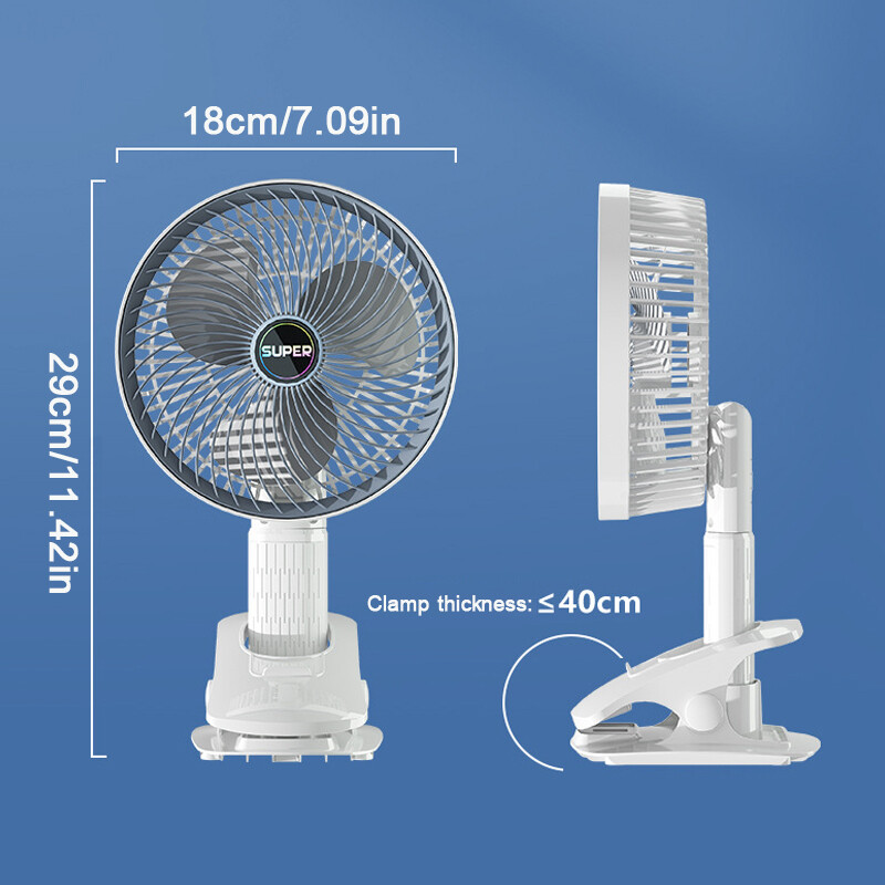 Rechargeable Desk Fan