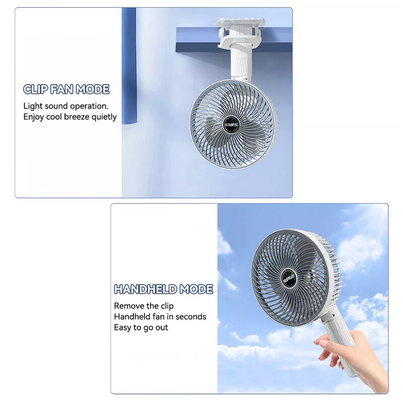 Rechargeable Desk Fan