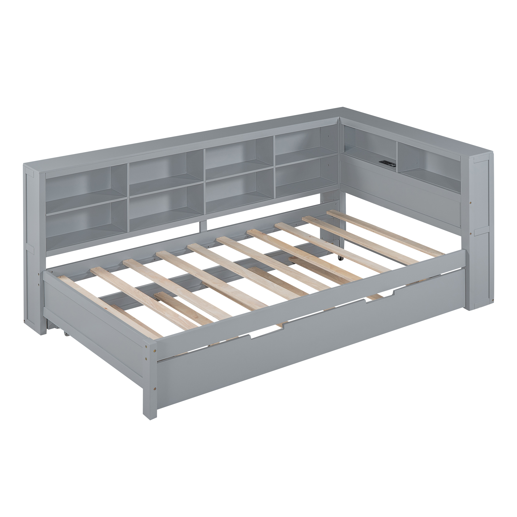Wooden Twin DayBed Storage