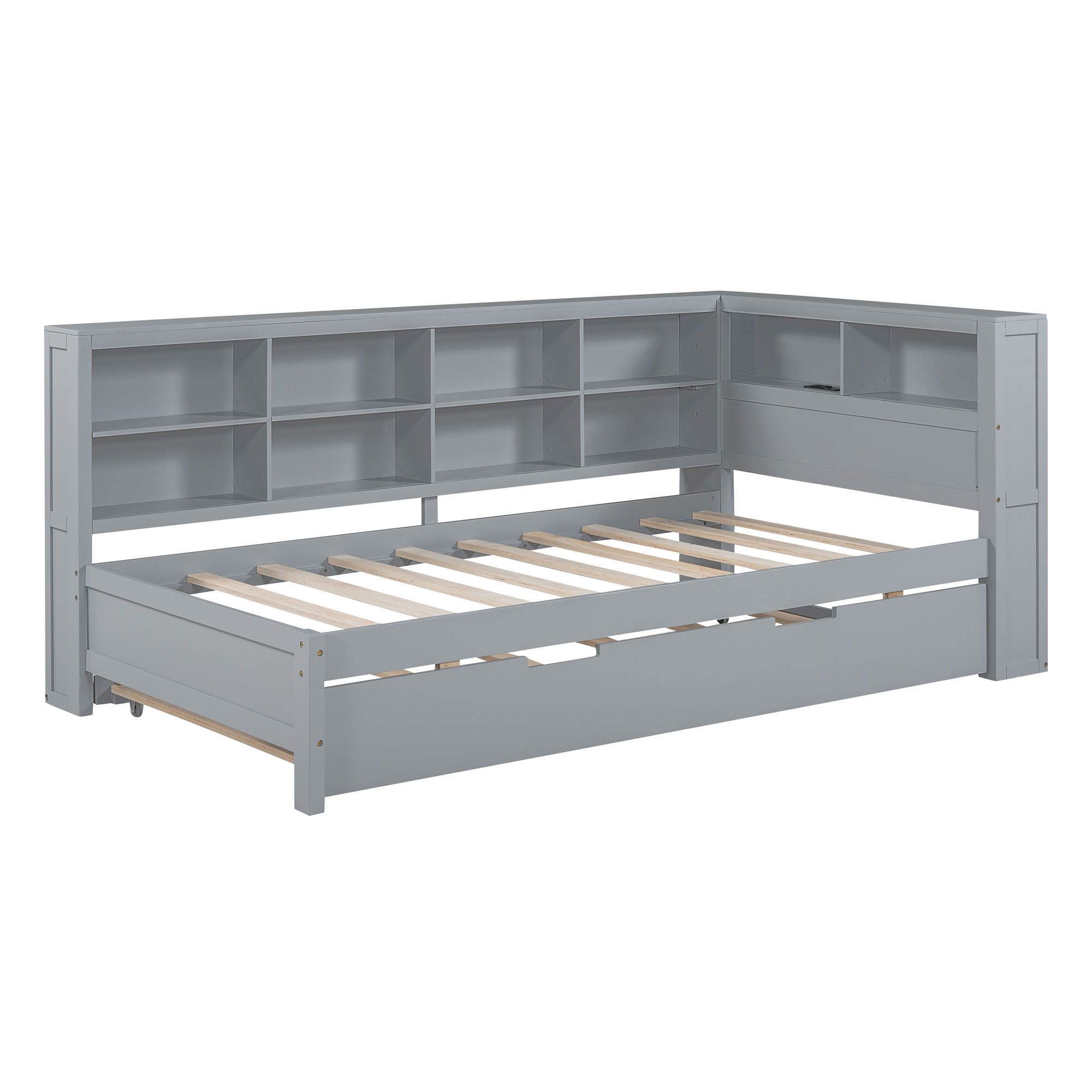 Wooden Twin DayBed Storage