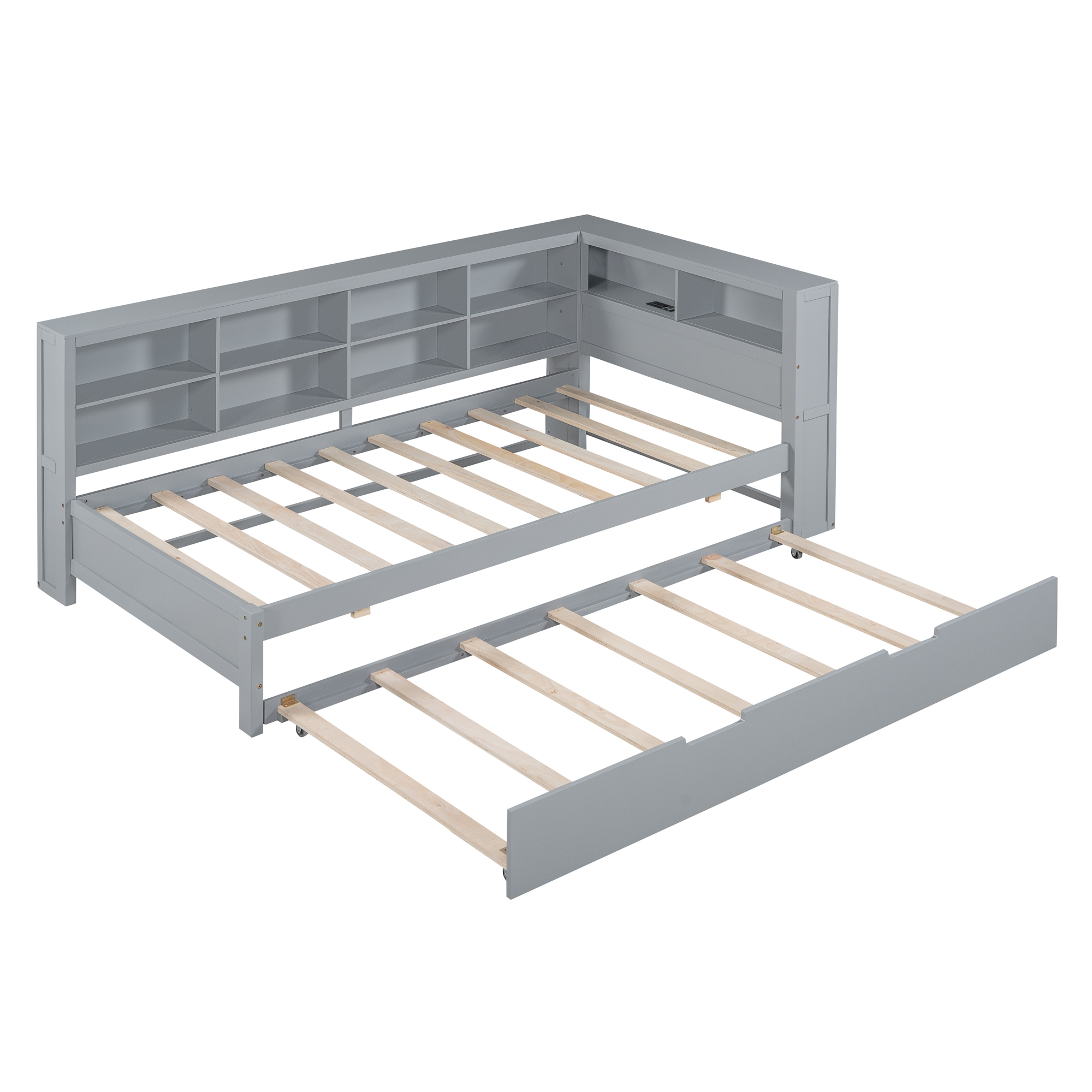 Wooden Twin DayBed Storage