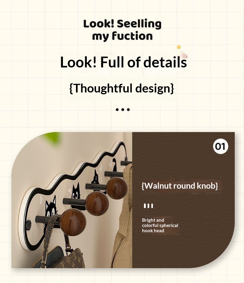 Wall-mounted Coat Rack