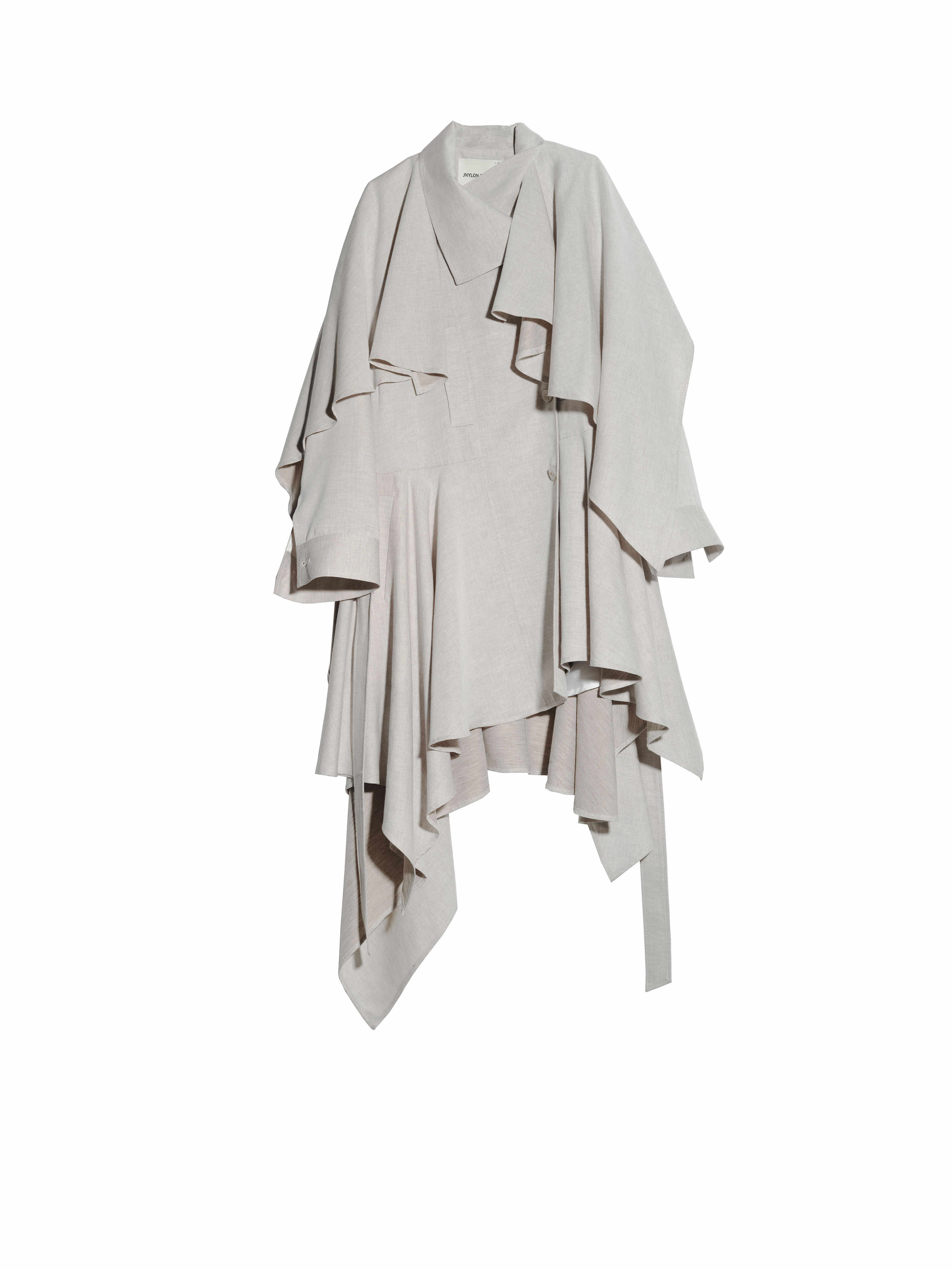 Linen Blended Trench Coat