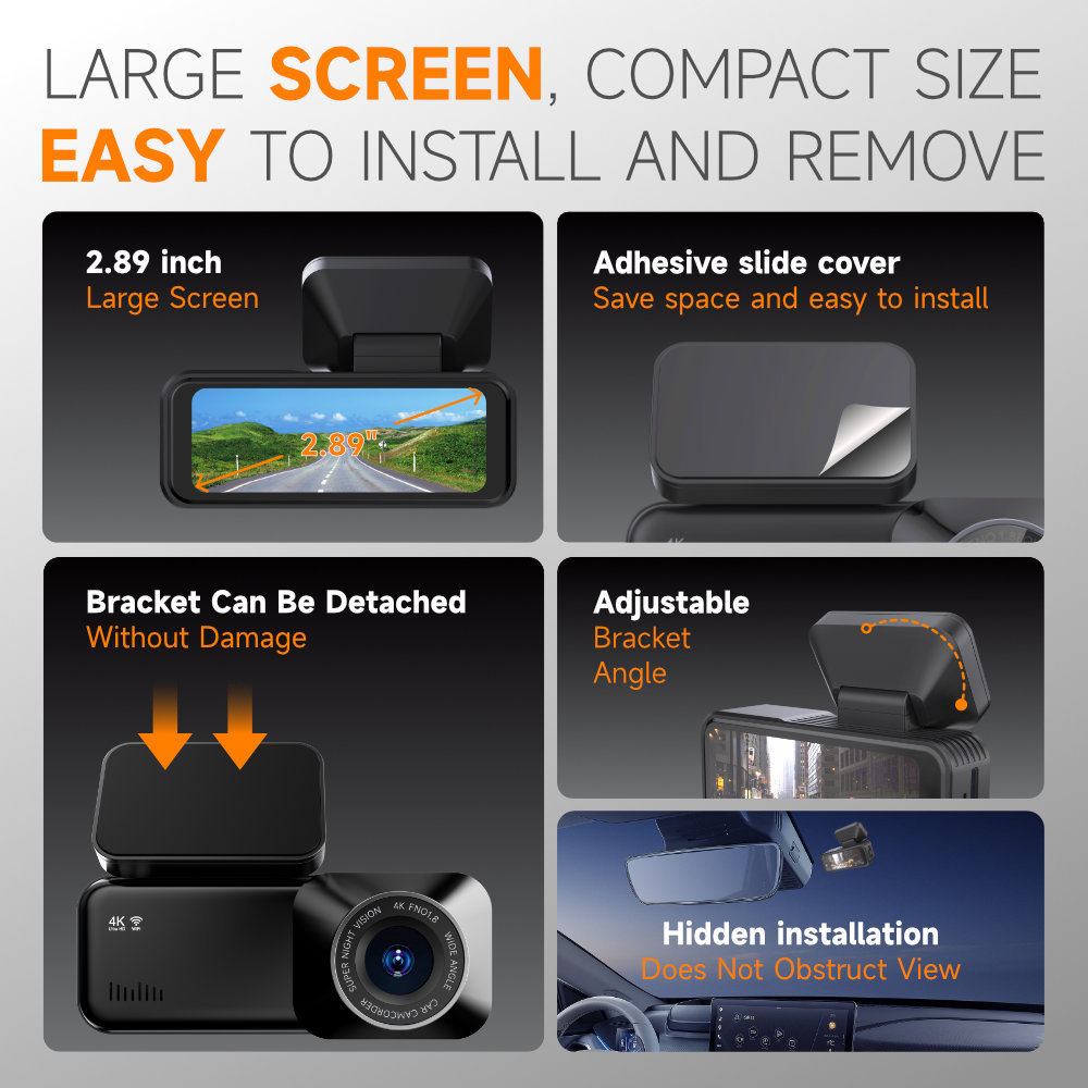 HD 4K Dash Cam